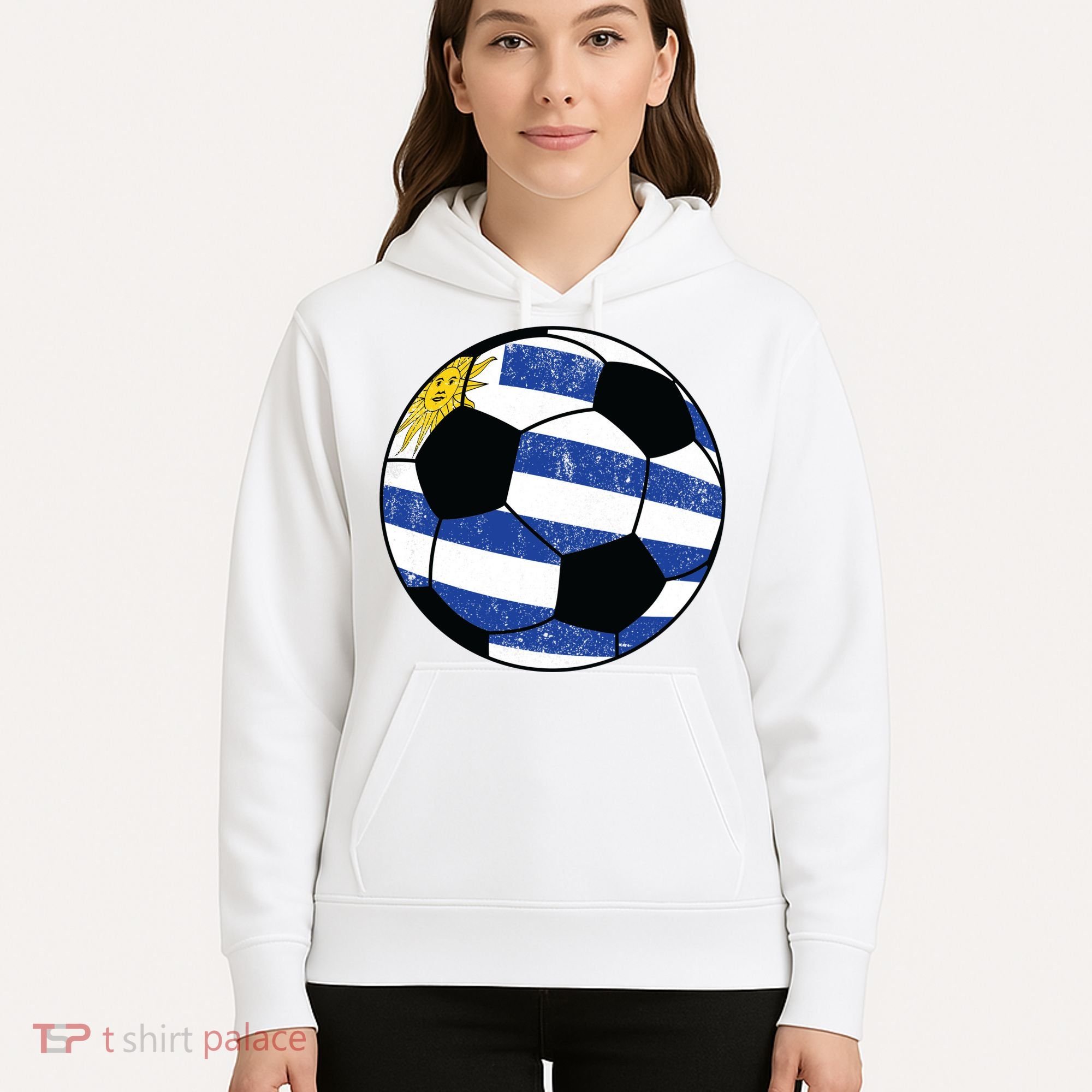 Uruguay soccer ball Hoodie