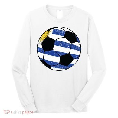 Uruguay soccer ball Long Sleeve Shirt