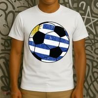 Uruguay soccer ball T-Shirt thumb 3