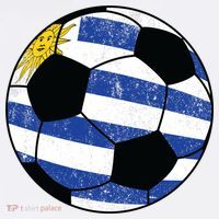 Uruguay soccer ball T-Shirt thumb 7