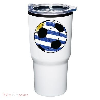 Uruguay soccer ball Tumbler
