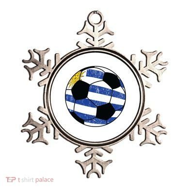 Uruguay soccer ball Ornament