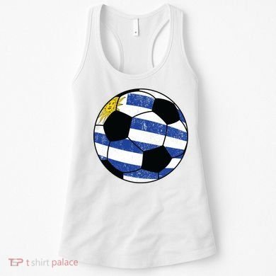 Uruguay soccer ball Women's Tank Top
