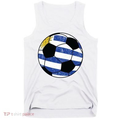 Uruguay soccer ball Tank Top