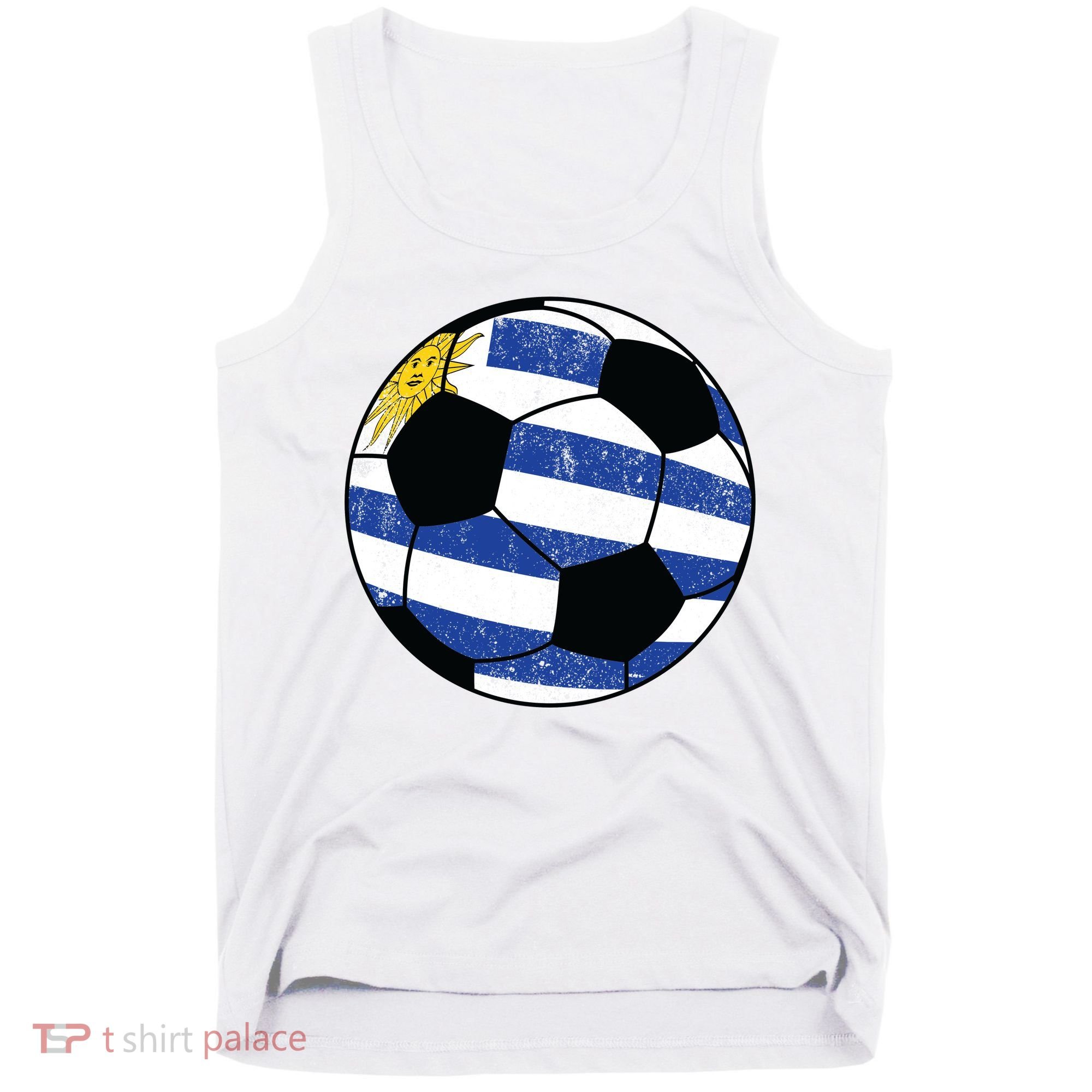 Uruguay soccer ball Tank Top