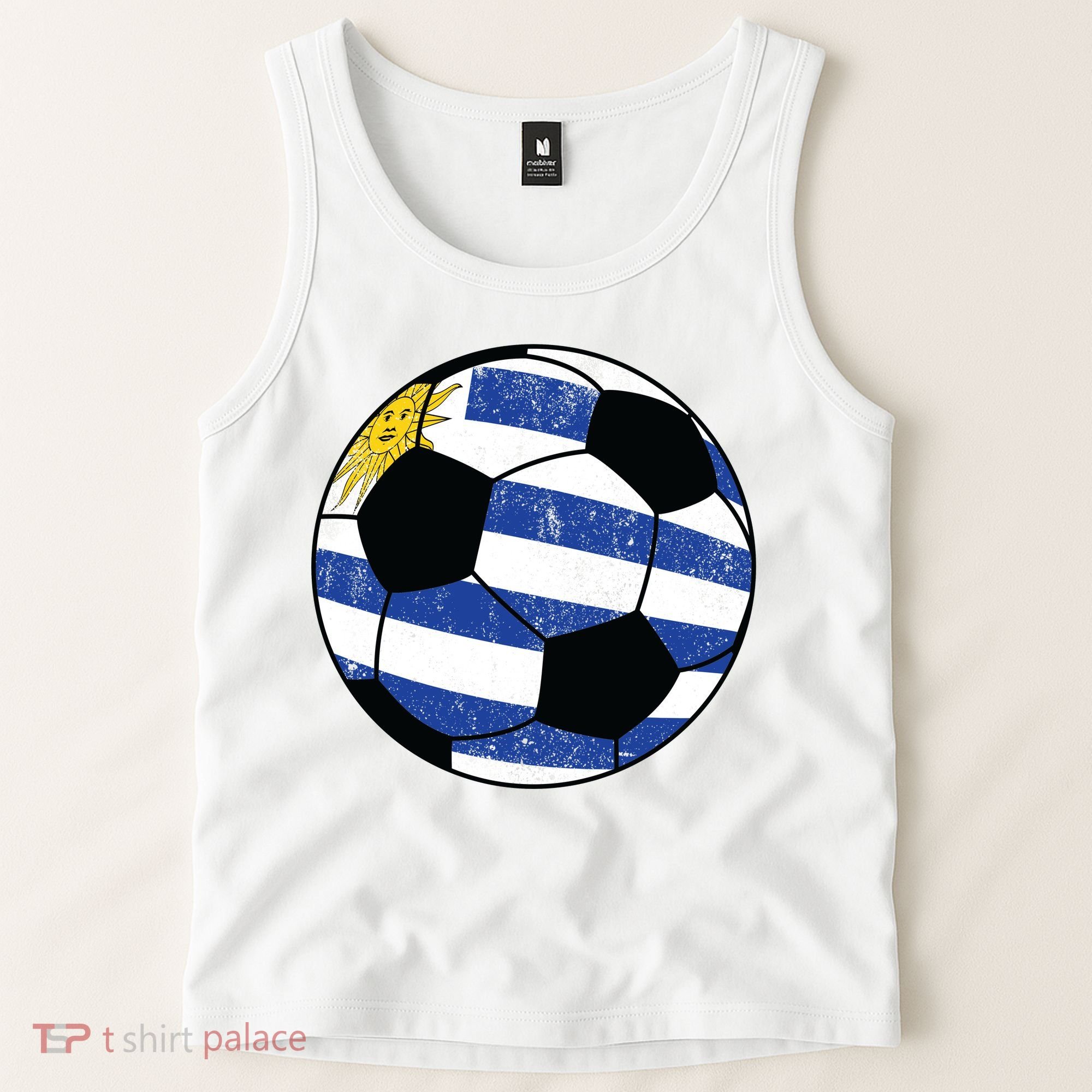 Uruguay soccer ball Tank Top