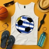 Uruguay soccer ball Tank Top thumb 4