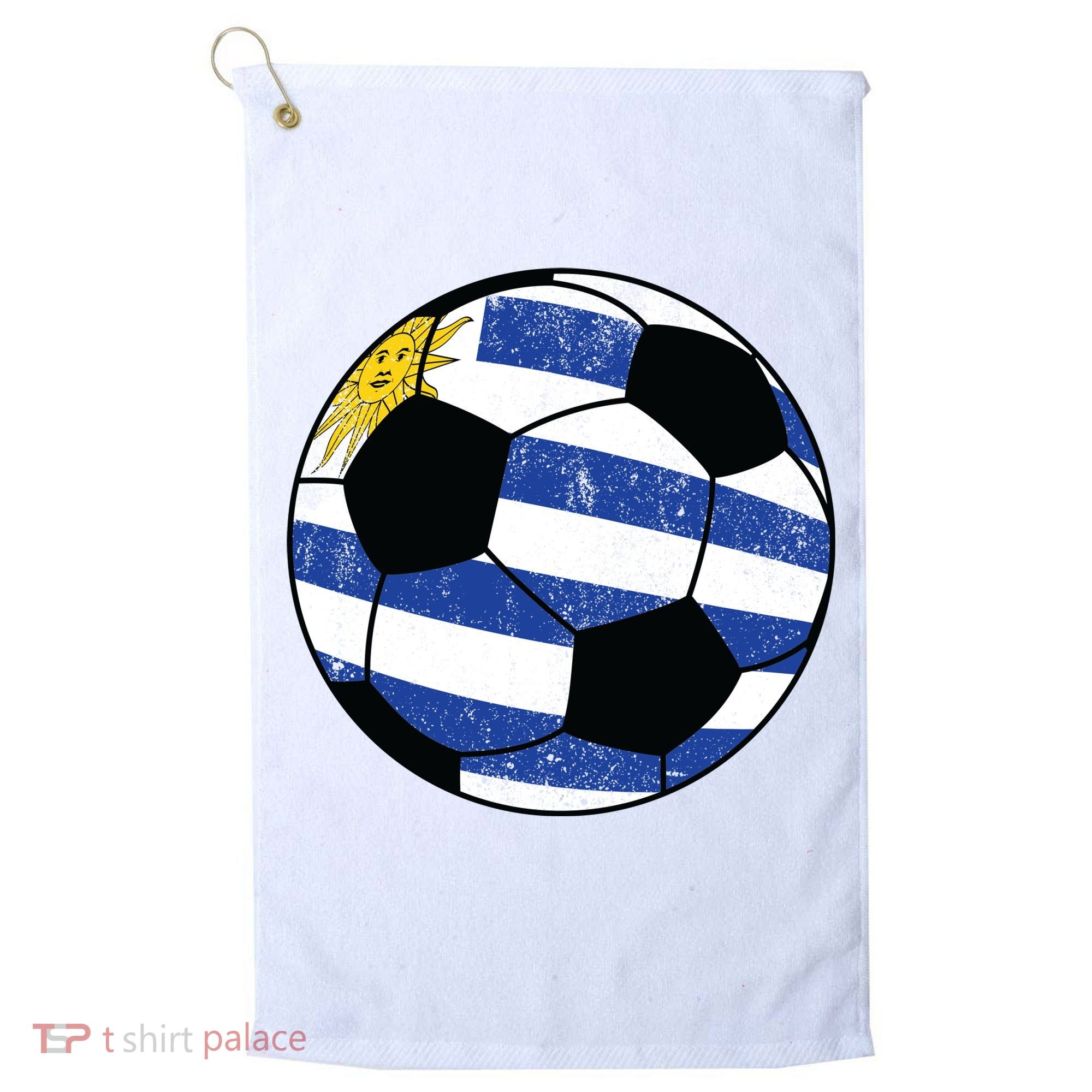 Uruguay soccer ball Golf Towel