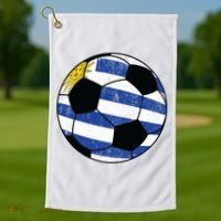 Uruguay soccer ball Golf Towel thumb 1
