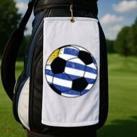 Uruguay soccer ball Golf Towel thumb 2