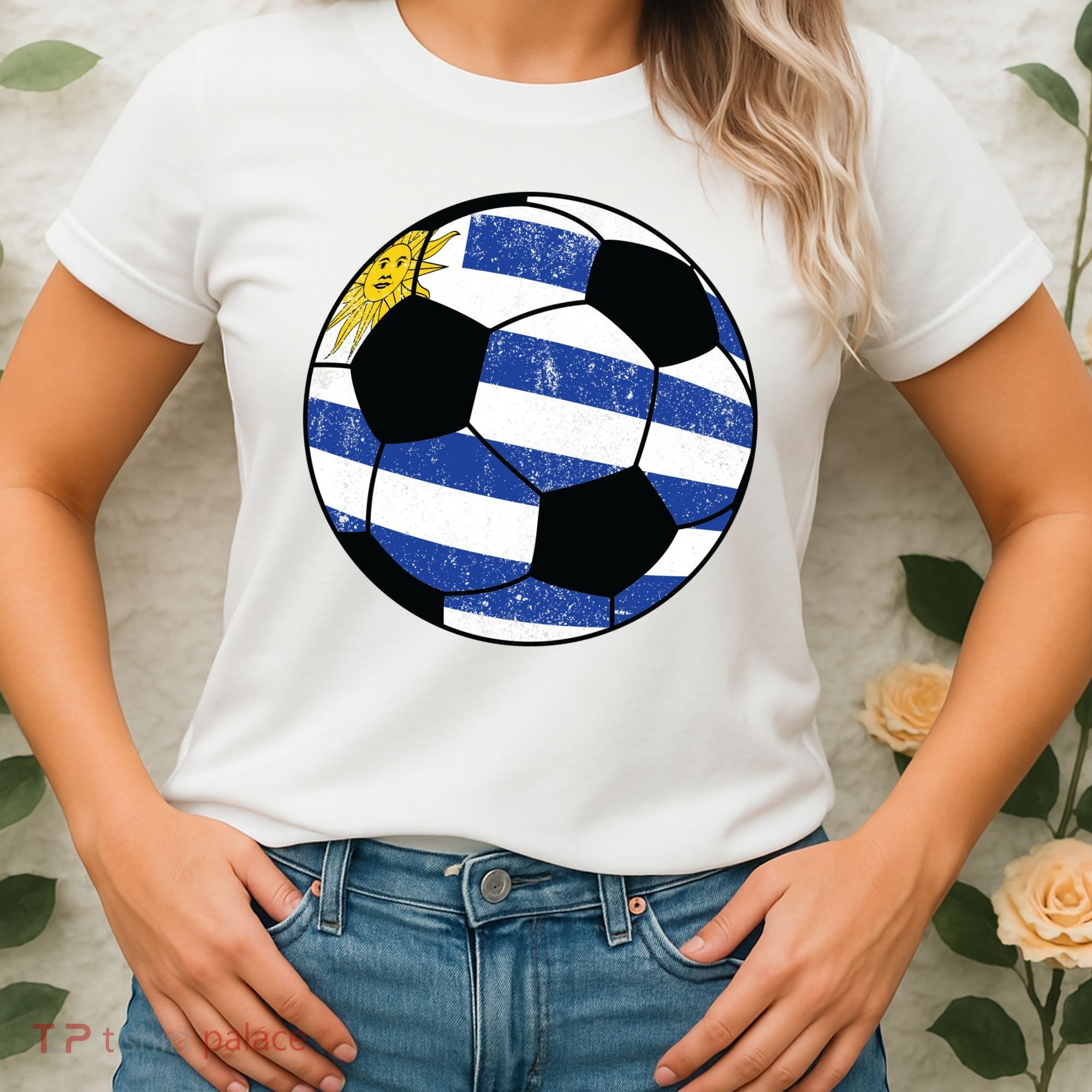 Uruguay soccer ball Women's T-Shirt