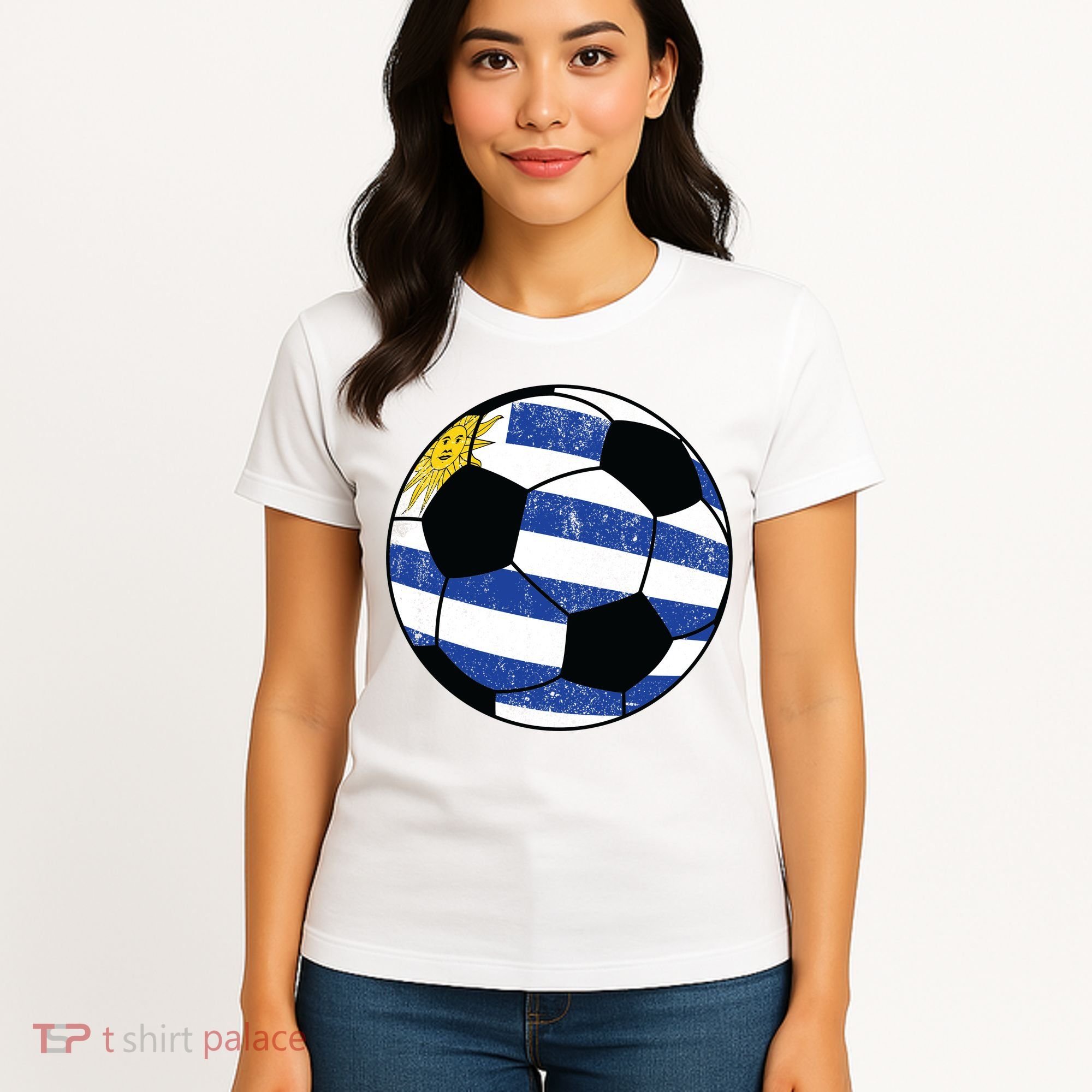 Uruguay soccer ball Women's T-Shirt