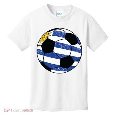 Uruguay soccer ball Kids T-Shirt