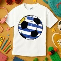 Uruguay soccer ball Kids T-Shirt thumb 3