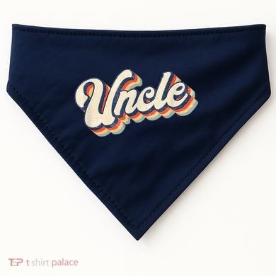 Uncle Retro Vintage Gift Uncle USA-Made Doggie Bandana