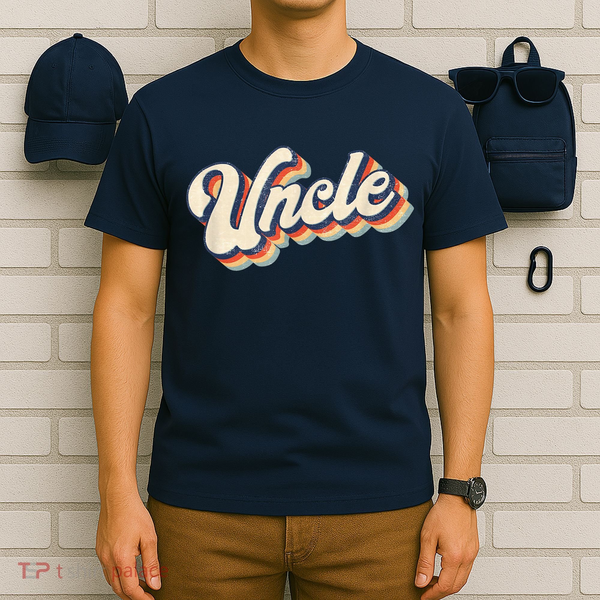 Uncle Retro Vintage Gift Uncle T-Shirt