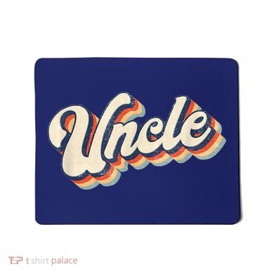 Uncle Retro Vintage Gift Uncle Mousepad