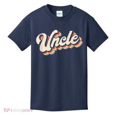 Uncle Retro Vintage Gift Uncle Kids T-Shirt