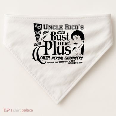 Uncle Rico Vote For Pedro Napoleon USA-Made Doggie Bandana