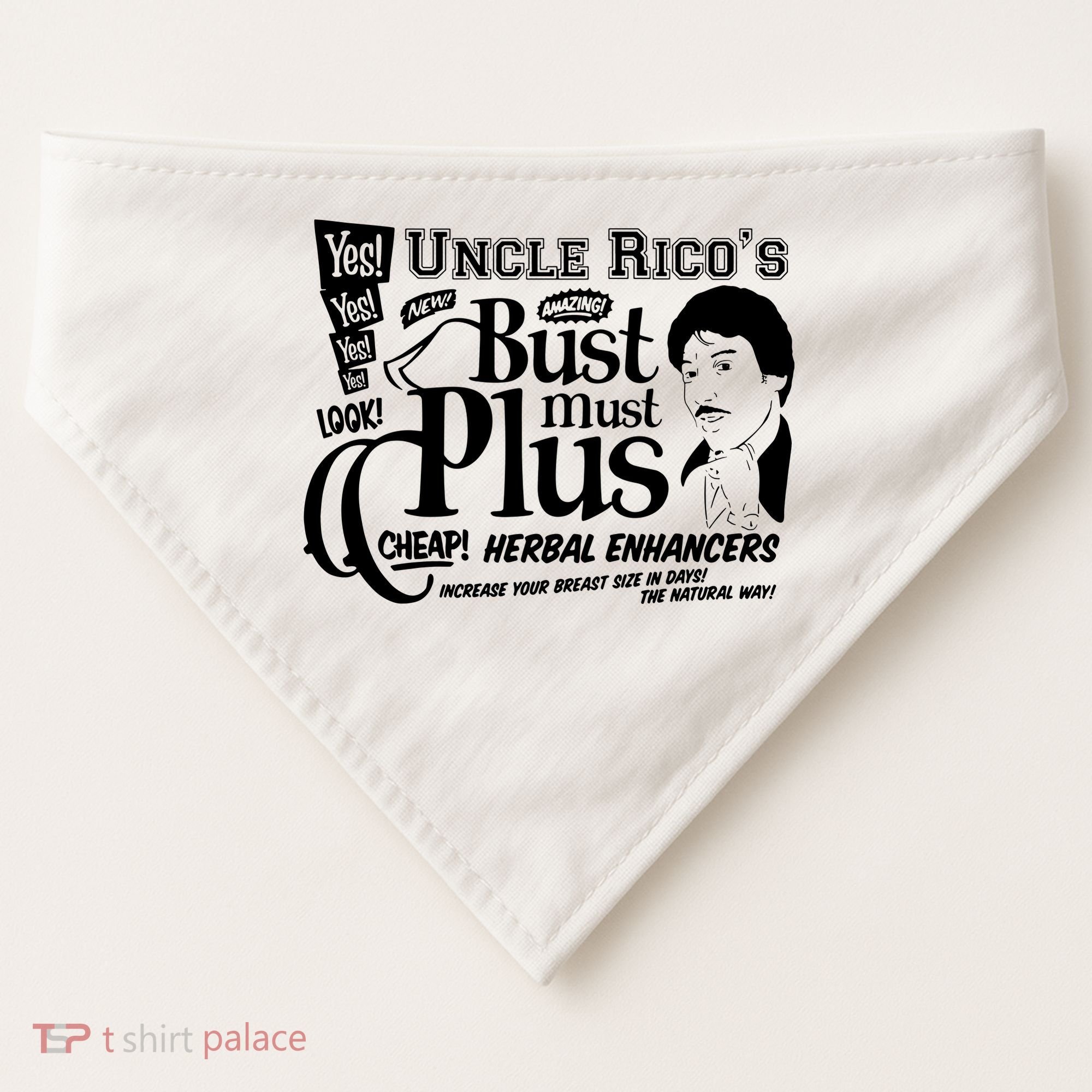 Uncle Rico Vote For Pedro Napoleon USA-Made Doggie Bandana