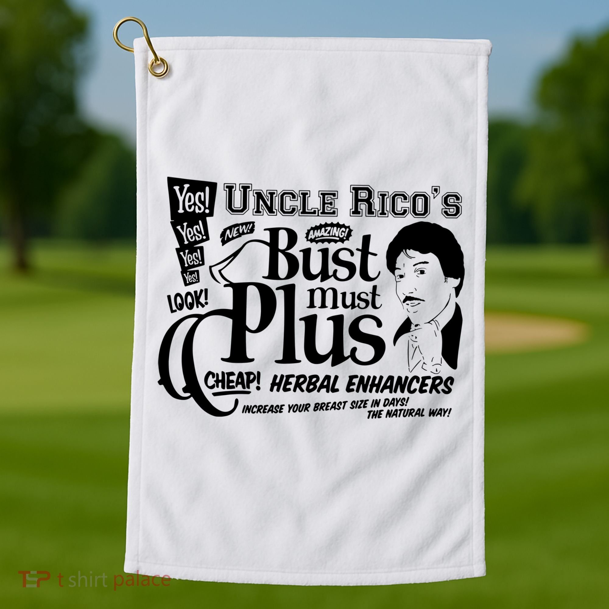 Uncle Rico Vote For Pedro Napoleon Golf Towel