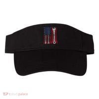 USA Red White Blue American Flag Mechanic Visor thumb 0