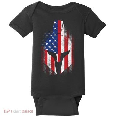 US American Spartan Baby Bodysuit