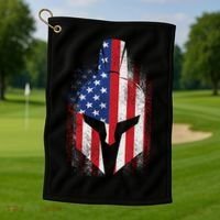US American Spartan Golf Towel thumb 1