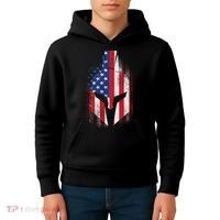 US American Spartan Kids Hoodie thumb 4
