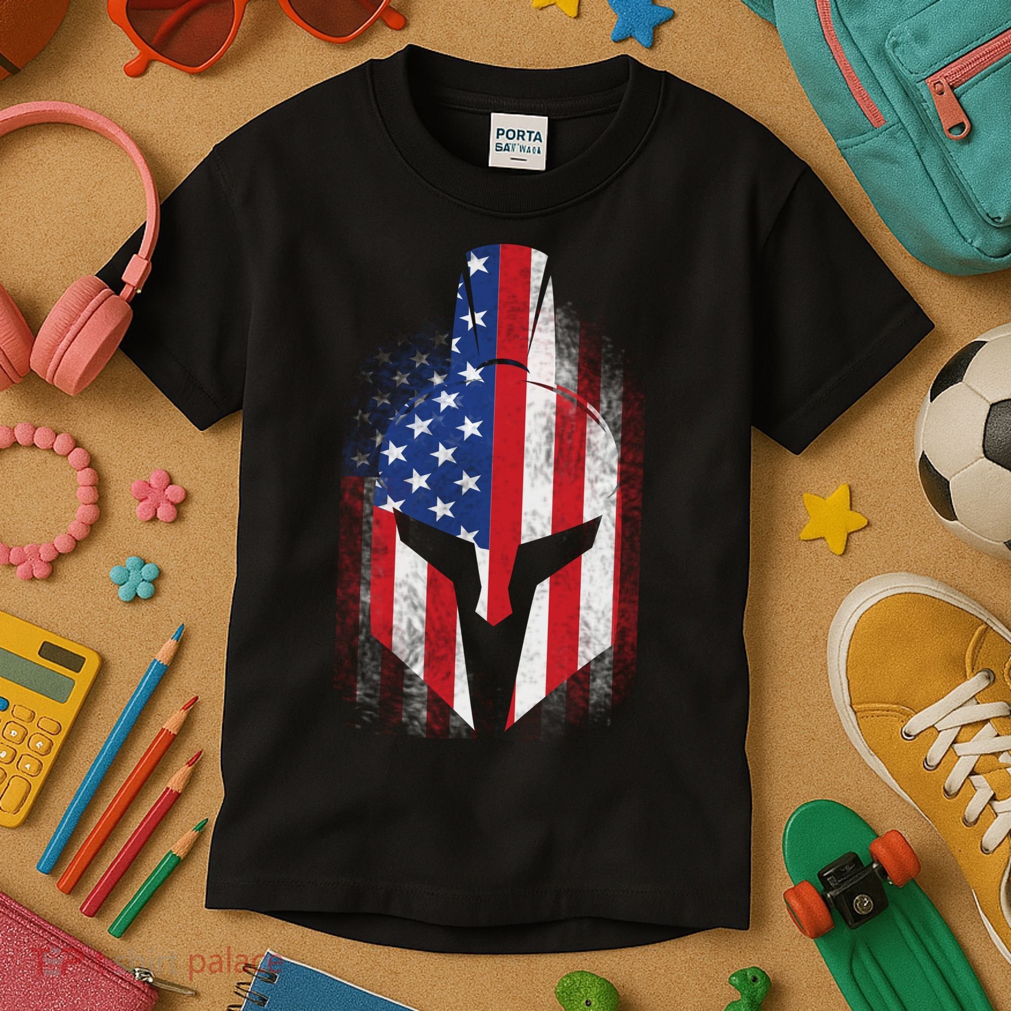 US American Spartan Kids T-Shirt