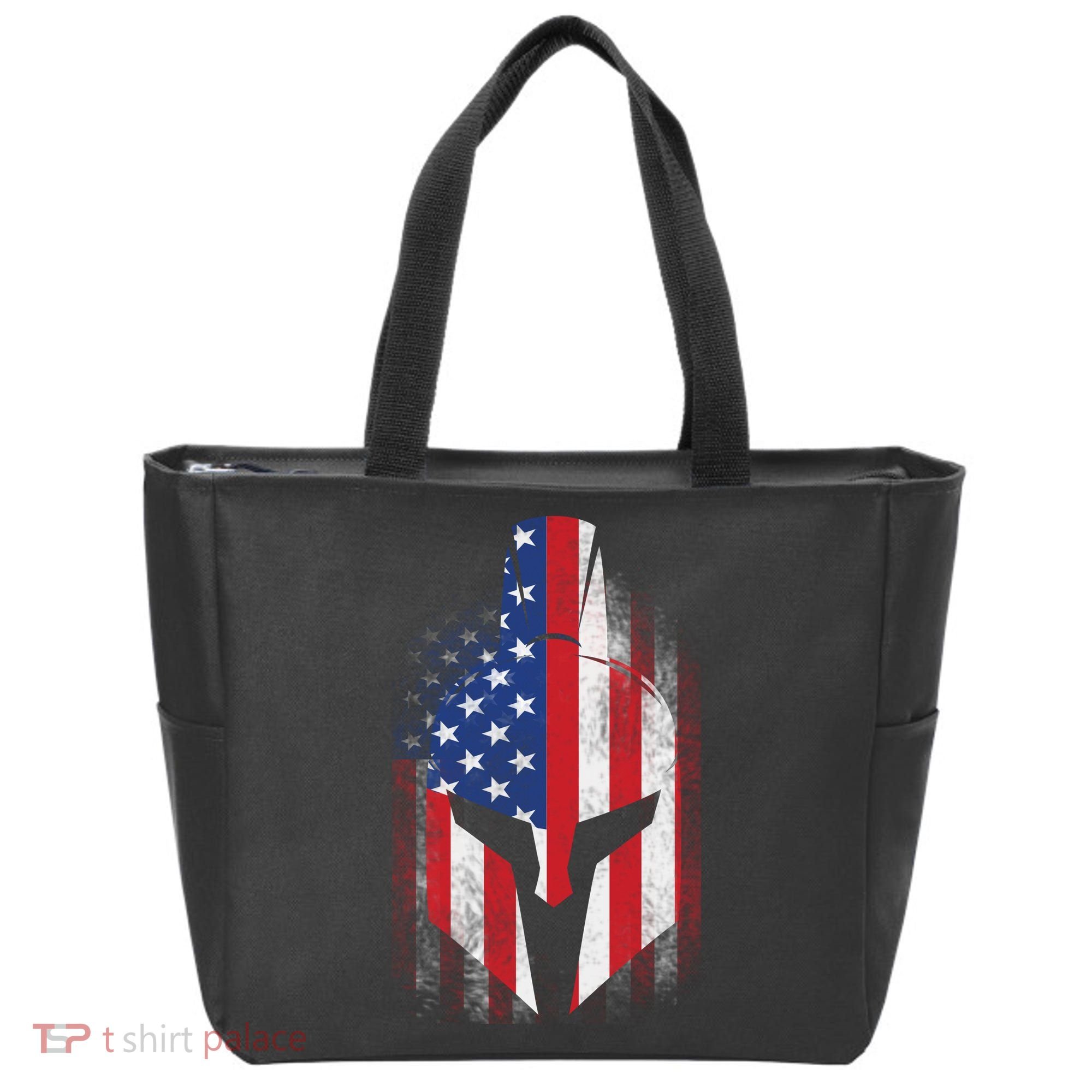 US American Spartan Tote Bag