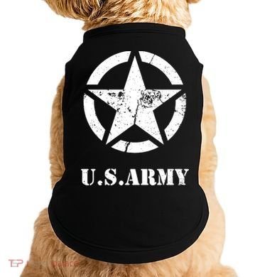 US Army Vintage Logo Doggie Tank