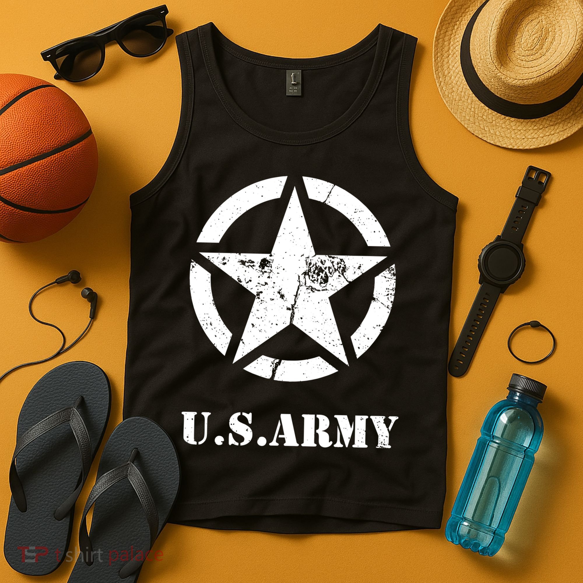 US Army Vintage Logo Tank Top