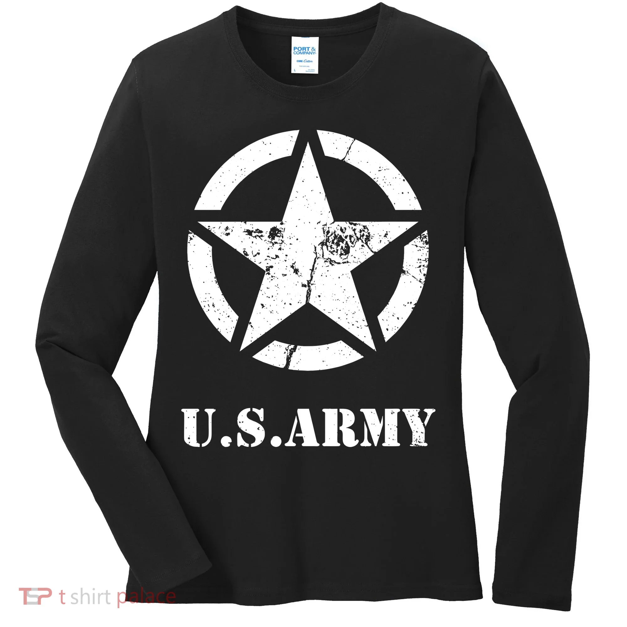 US Army Vintage Logo Women's Long Sleeve Shirt