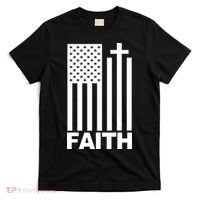 US Christian Cross Flag Faith T-Shirt thumb 0