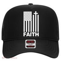US Christian Cross Flag Faith Hat thumb 0