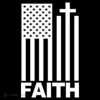US Christian Cross Flag Faith Women's T-Shirt thumb 6