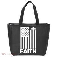 US Christian Cross Flag Faith Tote Bag thumb 0