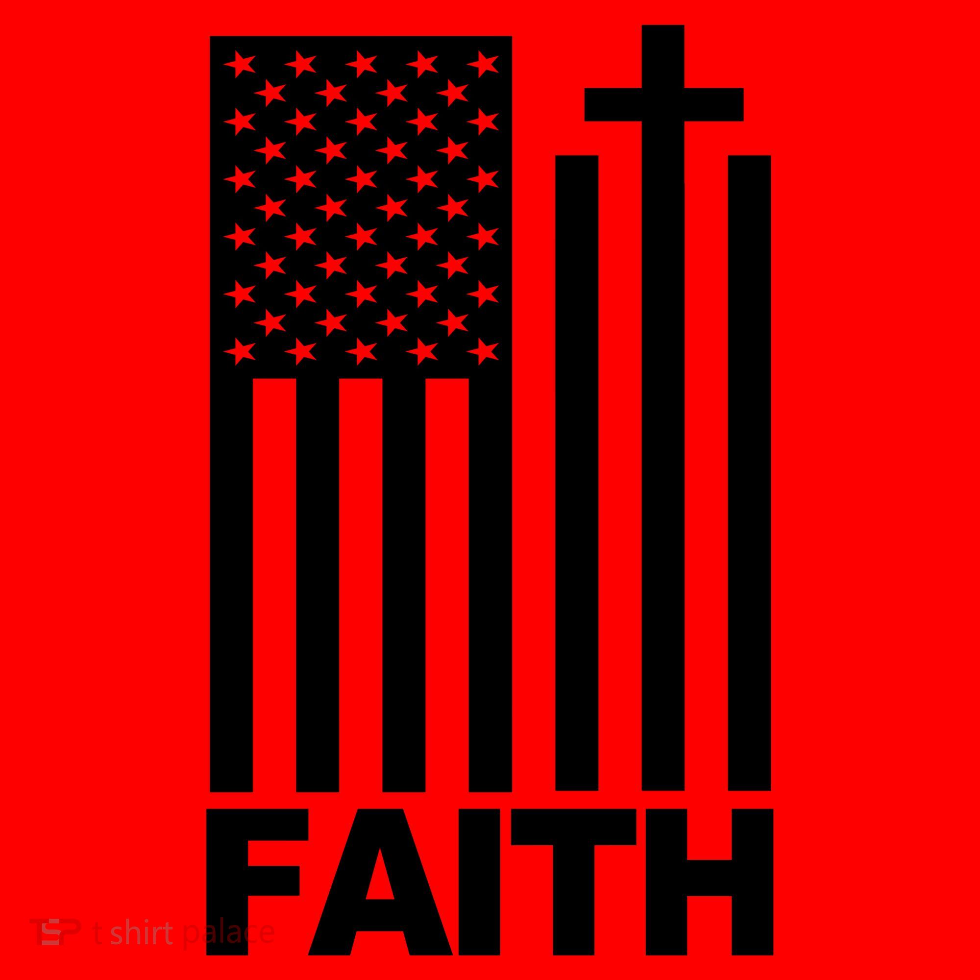 US Christian Cross Flag Faith Santa Hat
