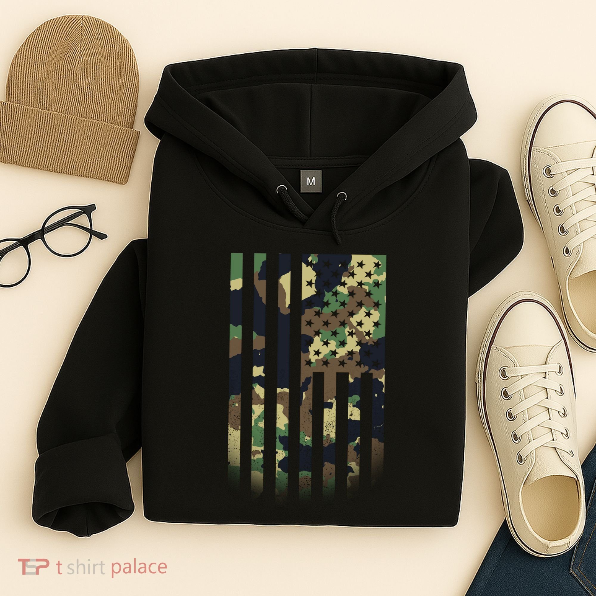 US flag military  Hoodie