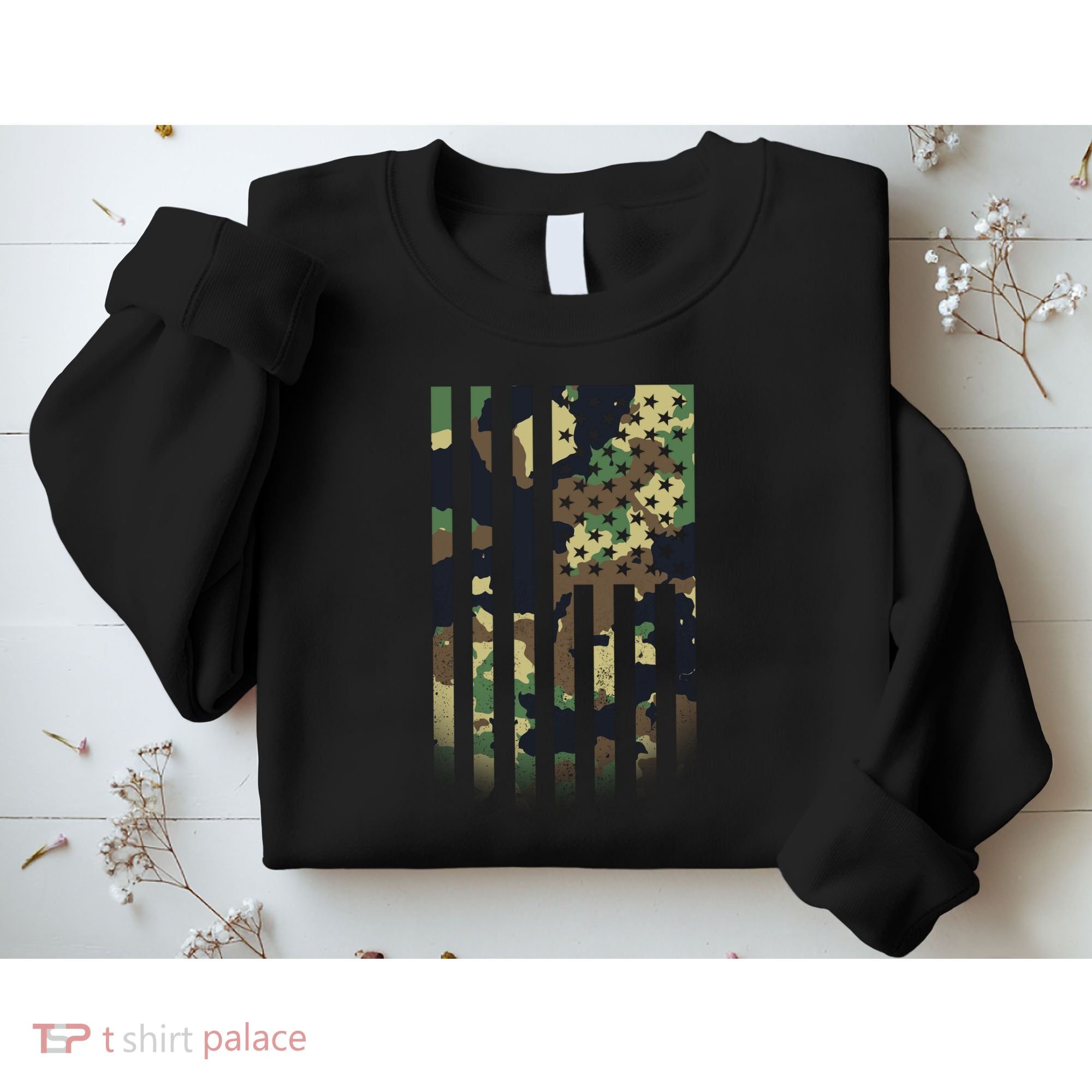 US flag military  Sweatshirt