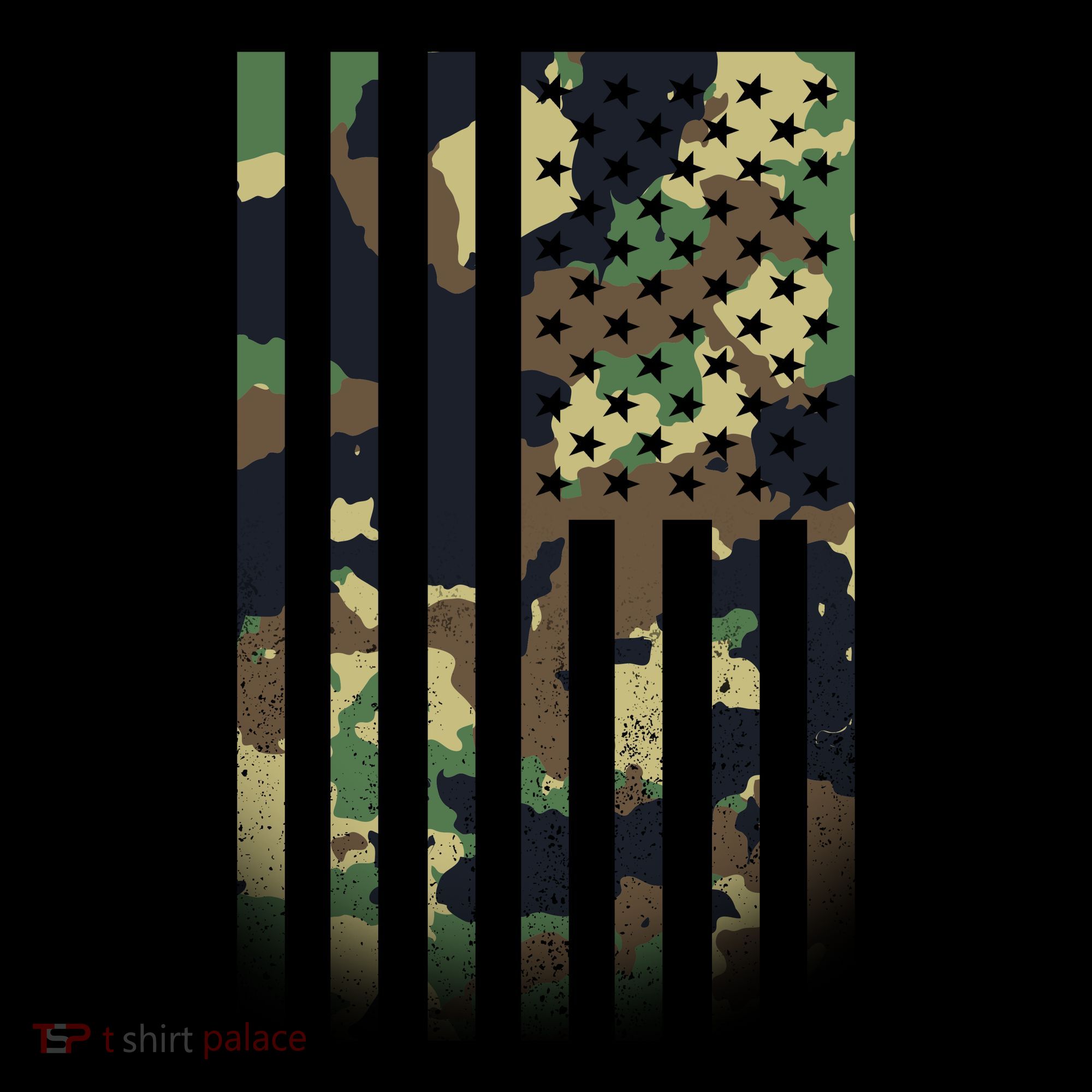 US flag military  T-Shirt