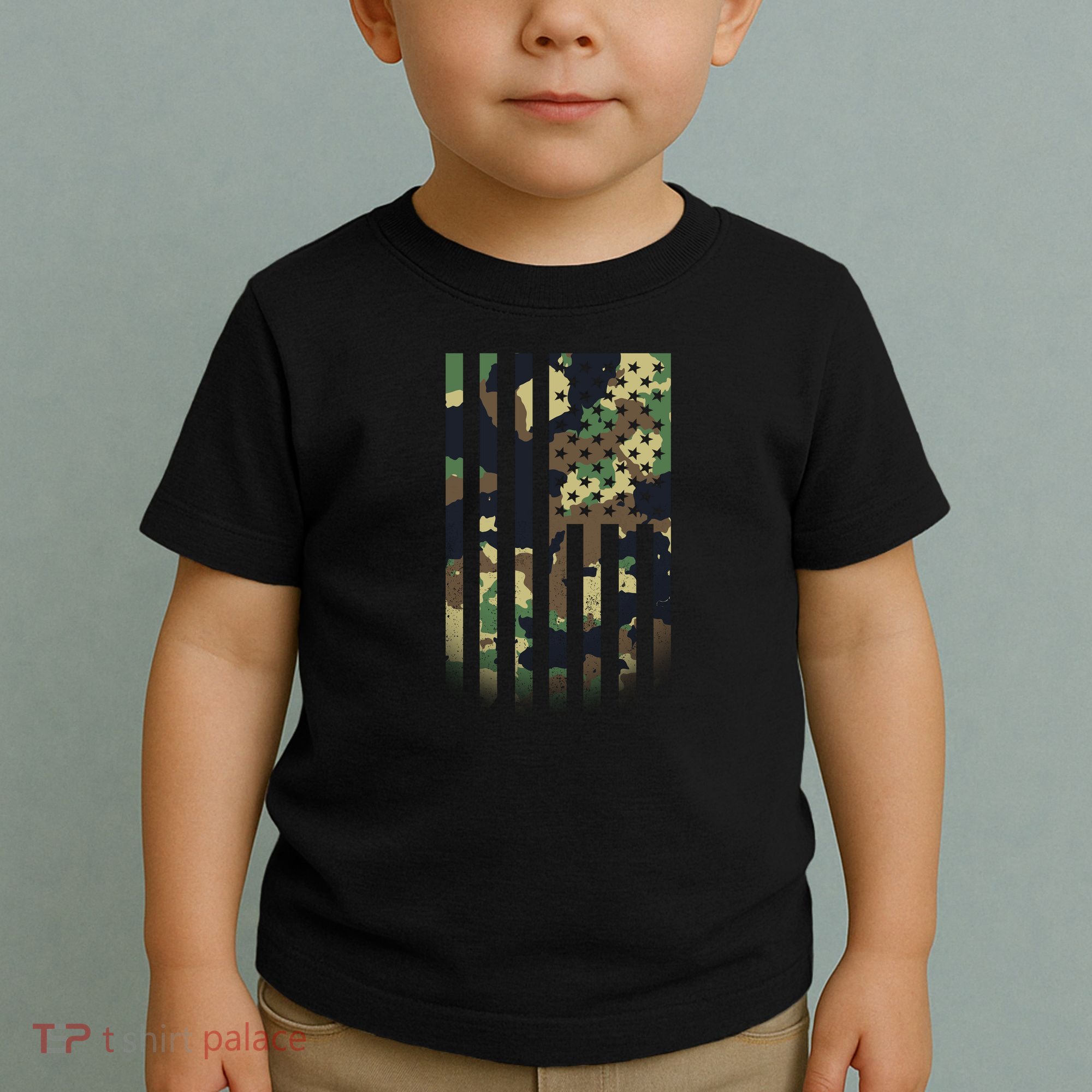 US flag military  Toddler T-Shirt