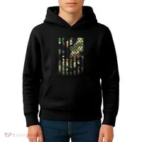 US flag military  Kids Hoodie thumb 4