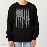 US Gun Flag Women's Sweatshirt thumb 0