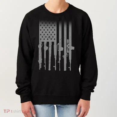 US Gun Flag Women's Sweatshirt