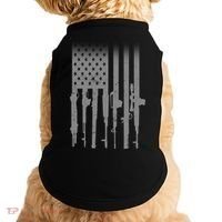 US Gun Flag Doggie Tank thumb 0