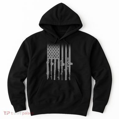 US Gun Flag Hoodie