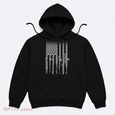 US Gun Flag Hoodie