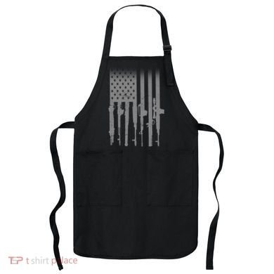 US Gun Flag Apron